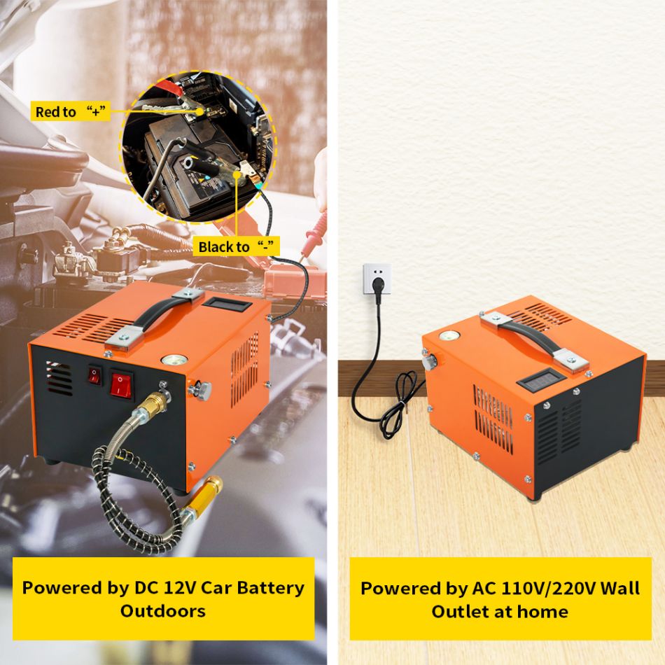 4500psi 300bar 12 volt air compressor
