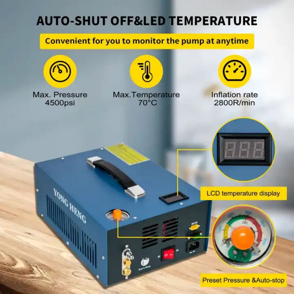 pcp air compressor 12V 4500psi