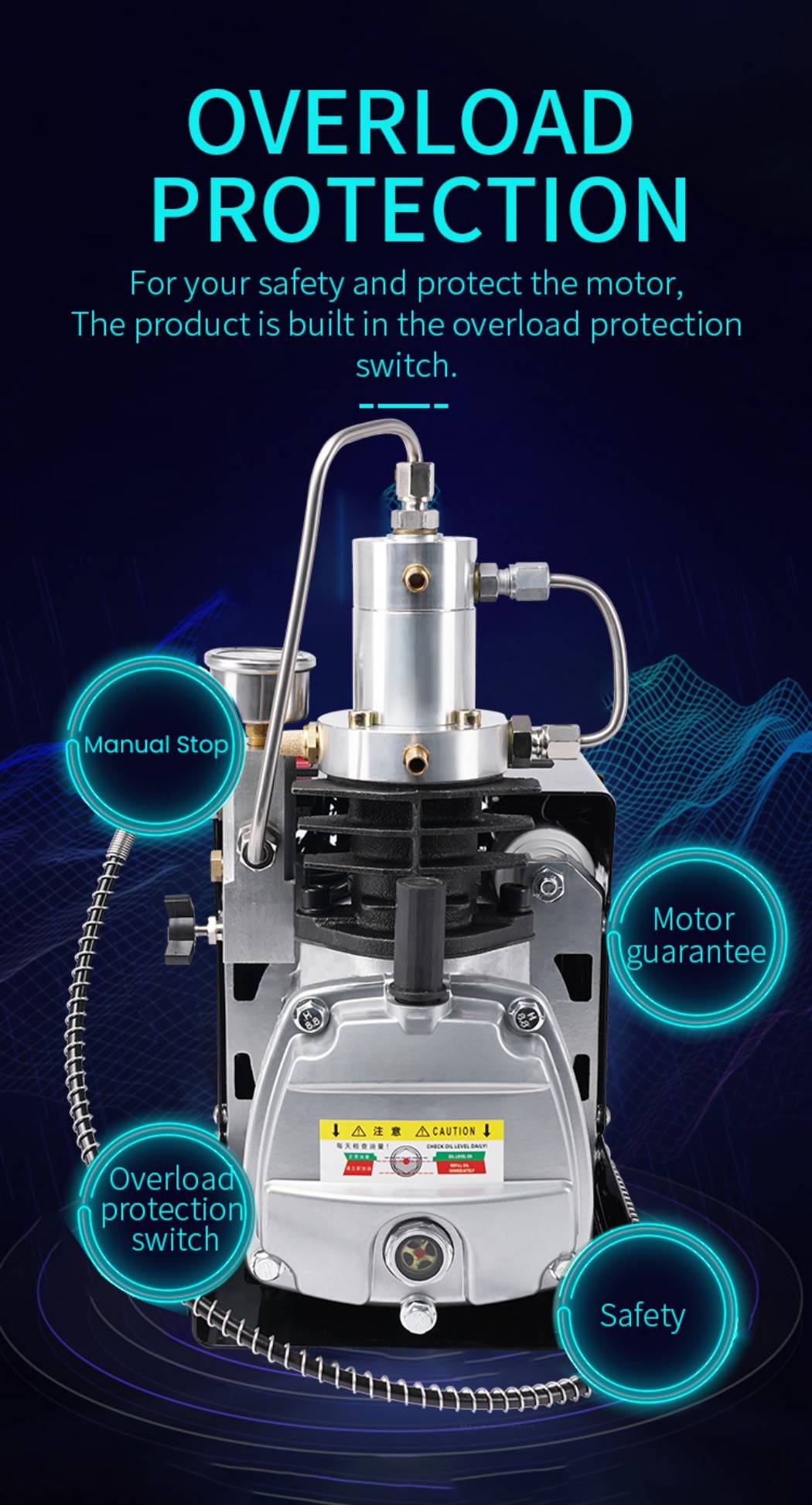 300bar electric air compressor